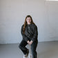 Protect Your Peace (Charcoal) Pigment-Dyed Crewneck Sweatshirt | Encouragement Apparel | Positive Vibes