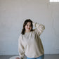 You Are Enough (Beige)  Pigment-Dyed Crewneck Sweatshirt | Encouragement Apparel | Positive Vibes