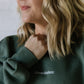 Choose Kindness (Forest)  Pigment -Dyed Crewneck Sweatshirt  | Encouragement Apparel | Positive Vibes