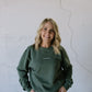 Choose Kindness (Forest)  Pigment -Dyed Crewneck Sweatshirt  | Encouragement Apparel | Positive Vibes