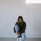 Protect Your Peace (Charcoal) Pigment-Dyed Crewneck Sweatshirt | Encouragement Apparel | Positive Vibes