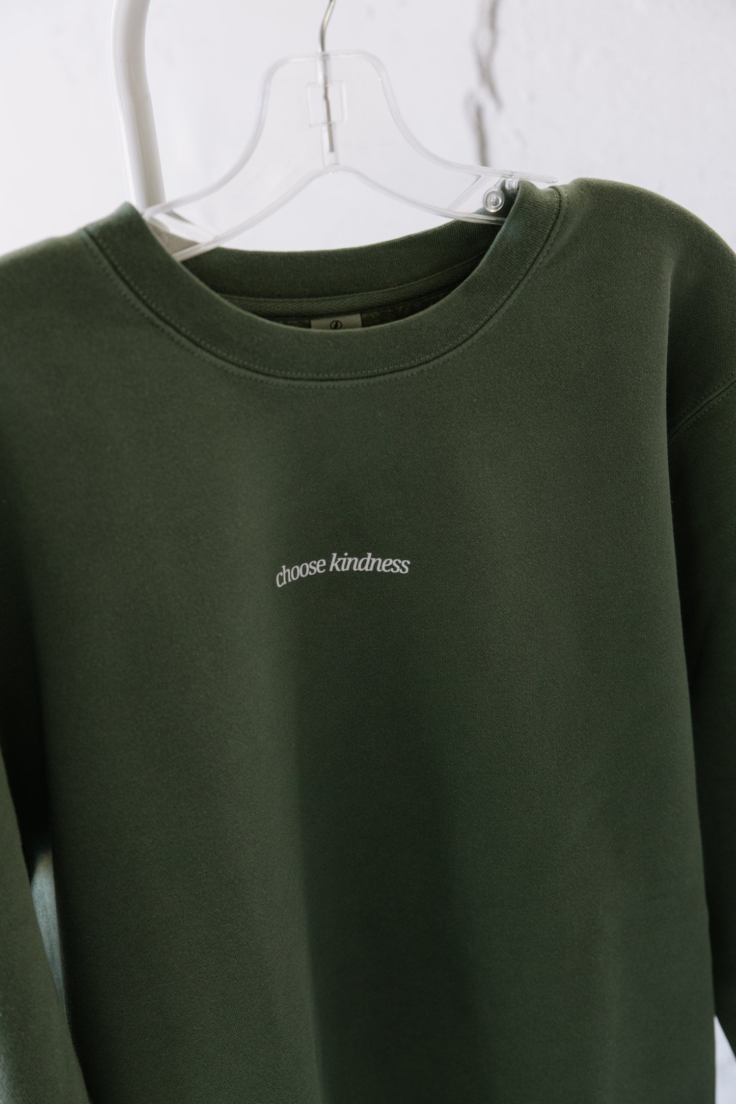 Choose Kindness (Forest)  Pigment -Dyed Crewneck Sweatshirt  | Encouragement Apparel | Positive Vibes