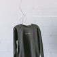 Protect Your Peace (Charcoal) Pigment-Dyed Crewneck Sweatshirt | Encouragement Apparel | Positive Vibes