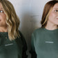 Choose Kindness (Forest)  Pigment -Dyed Crewneck Sweatshirt  | Encouragement Apparel | Positive Vibes