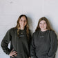 Protect Your Peace (Charcoal) Pigment-Dyed Crewneck Sweatshirt | Encouragement Apparel | Positive Vibes