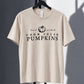 Neutral Farm Fresh Pumpkins tee with black screen print
