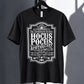 Black Hocus Pocus Apothecary tee with white graphic